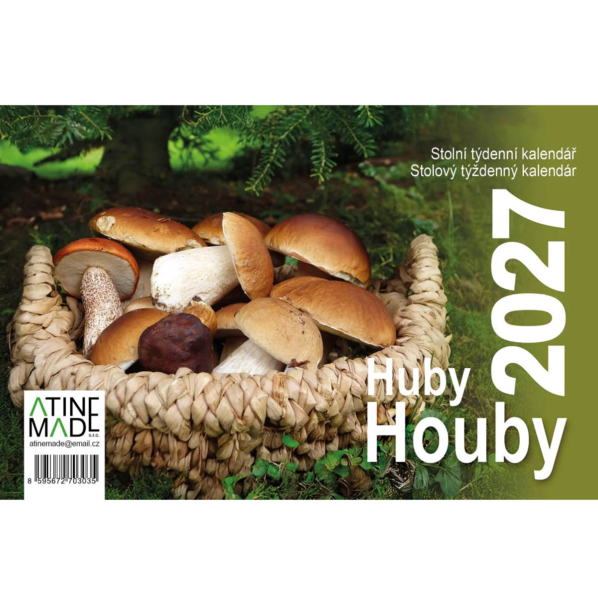 Stolní kalendář 2027 - Houby