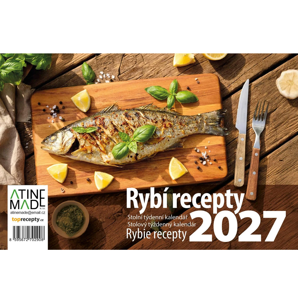 Stolní kalendář 2027 - Rybí recepty