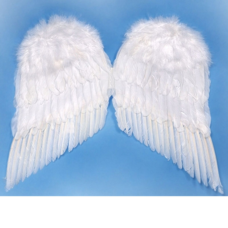Křídla - Andělská - péřová cca 50 x 45 cm