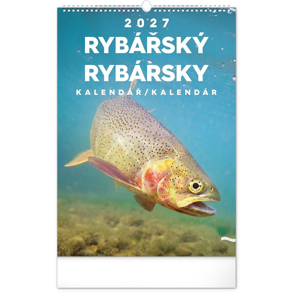 Kalendář 2027 nástěnný: Rybářský