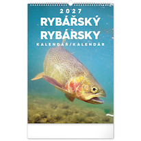 Kalendář 2027 nástěnný: Rybářský