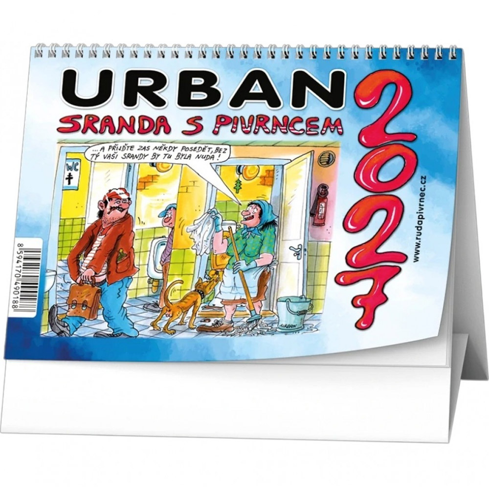 Kalendář Urban 2027 - Sranda s Pivrncem
