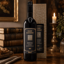 Červené víno Merlot - Krásné narozeniny