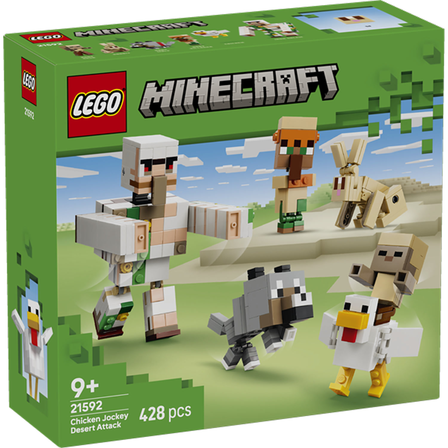 LEGO® Minecraft®  21592 Kuřecí žokej a útok v poušti
