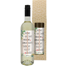 Dárkové víno Chardonnay - Dědeček