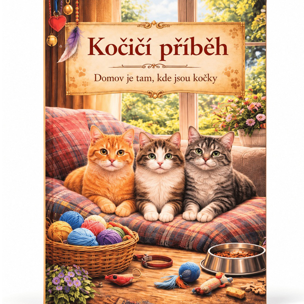 Kosmetická sada Kniha Kočičí příběh