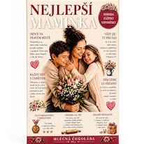 Dárková mléčná čokoláda – Nejlepší maminka