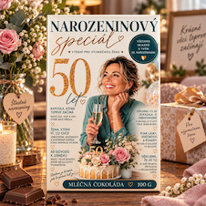 Narozeninový speciál 50 - Dárková mléčná čokoláda