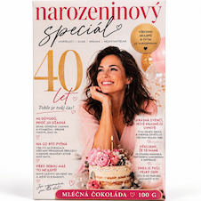 Narozeninový speciál 40 - Dárková mléčná čokoláda