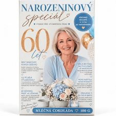 Narozeninový speciál 60 - Dárková mléčná čokoláda