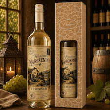 Dárkové bílé víno 0,75 l – Krásné narozeniny
