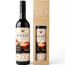 Dárkové červené víno 0,75 l pro hasiče