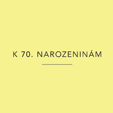 Minikniha k 70. narozeninám - Speciální retro edice