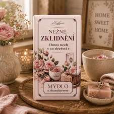 Tuhé mýdlo 100 g – Něžné zklidnění (šípek a růže)