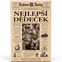 Dárková mléčná čokoláda – Nejlepší dědeček