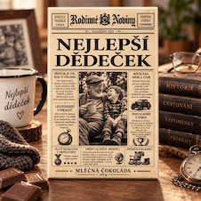 Dárková mléčná čokoláda – Nejlepší dědeček