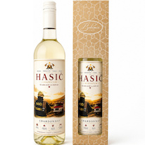 Dárkové bílé víno 0,75 l pro hasiče