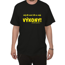 Tričko s potiskem - Můj věk nemá vliv na moje výkony