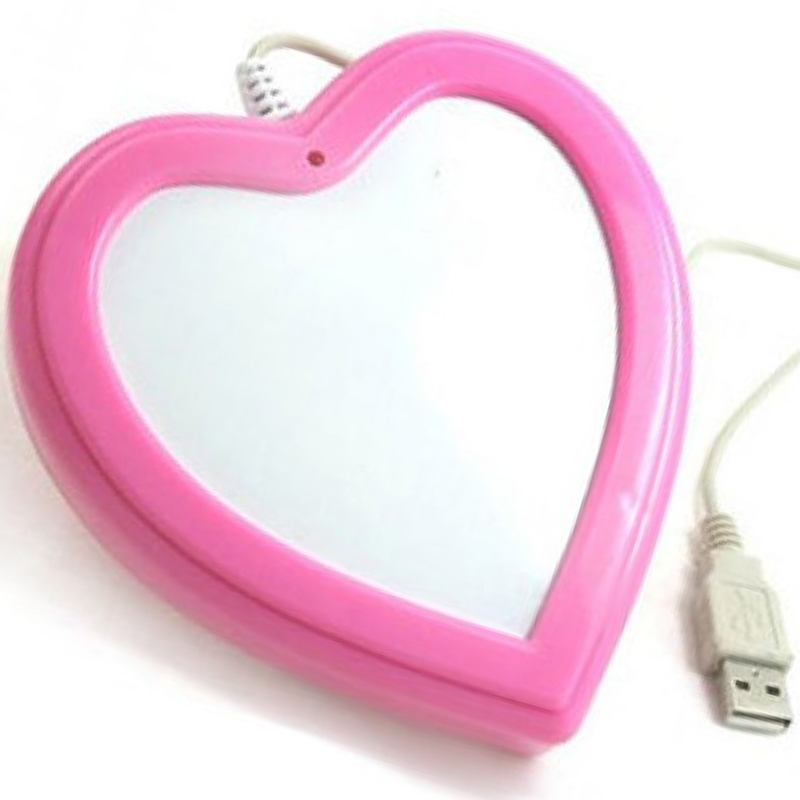 USB ohřívač nápojů - srdce