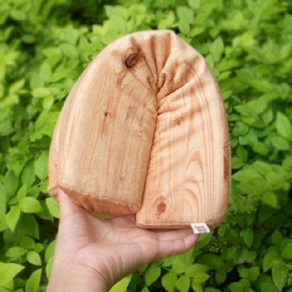 Relaxační polštářek - dřevěný trám