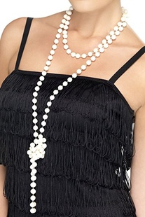 Perlový náhrdelník - délka 180 cm