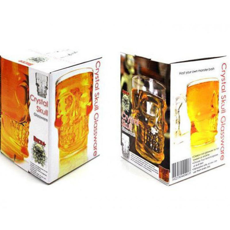 Sklenice ve tvaru lebky - 550 ml