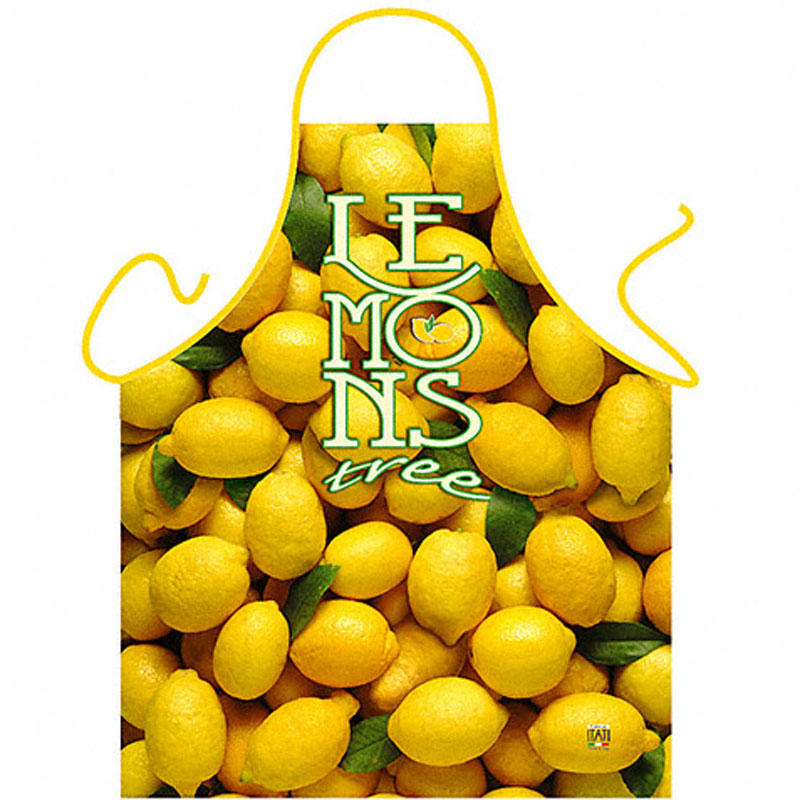 Kuchyňská zástěra s citrony