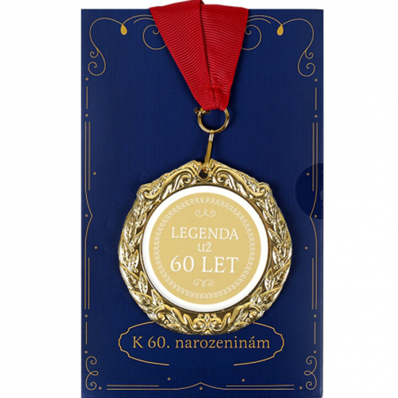 Medaile s přáním - 60 let