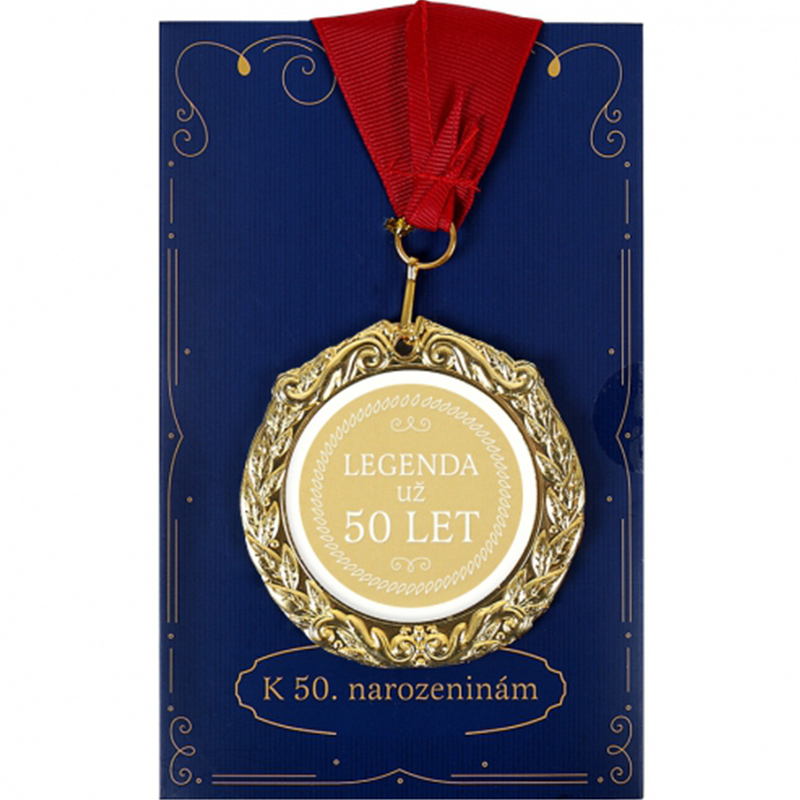 Medaile s přáním - 50 let