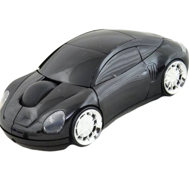 Bezdrátová počítačová myš - Černé auto