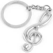 Přívěšek pro muzikanty - Houslový klíč