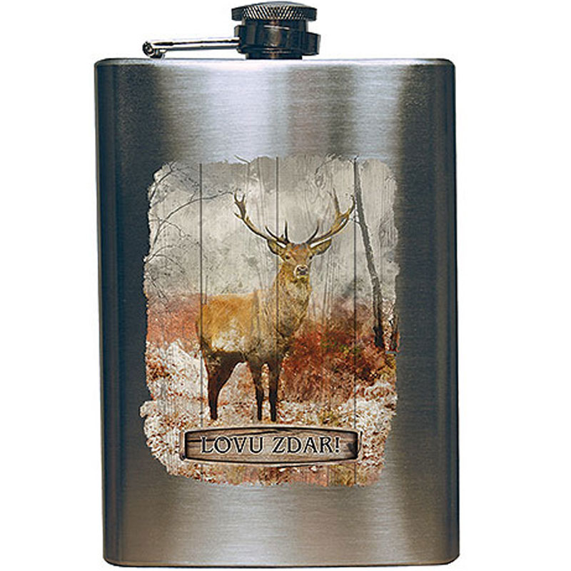 Nerezová placatka 200 ml - Lovu zdar