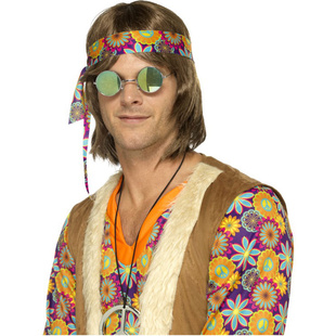 Hippies brýle - zrcadlové lenonky