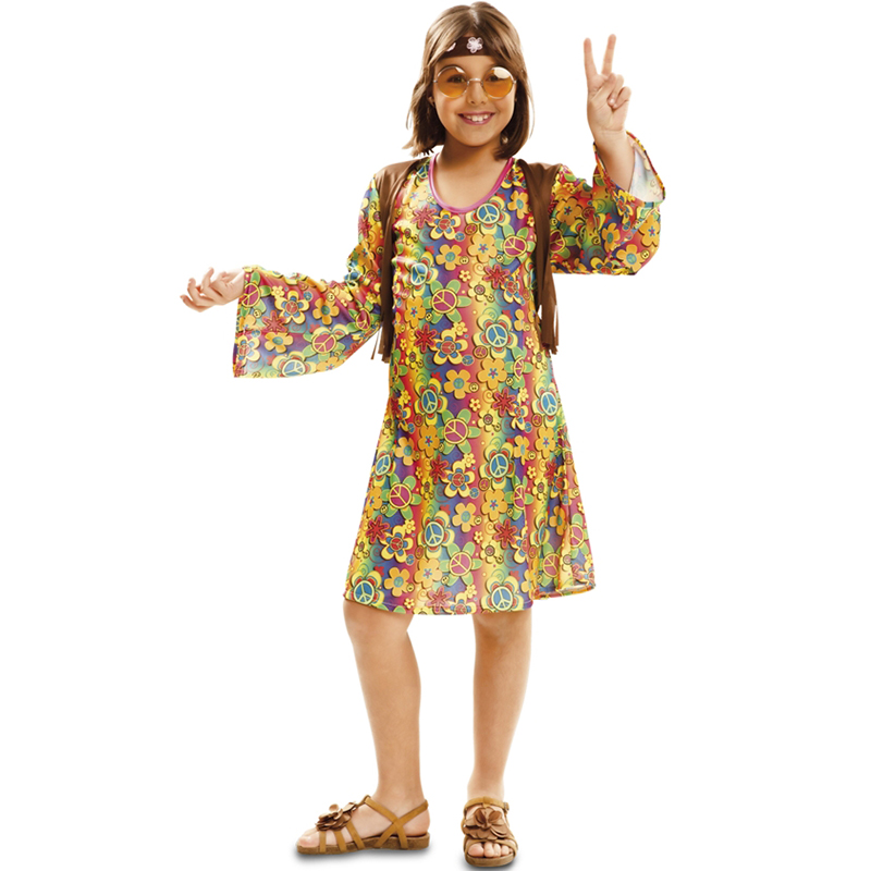 Dívčí hippies kostým