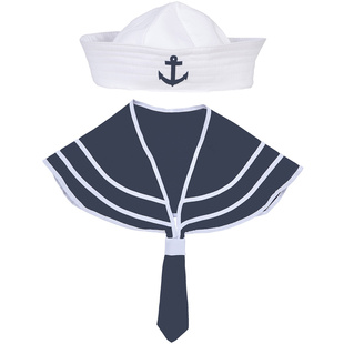 Čepice a talárek - Námořník/námořnice - modrý