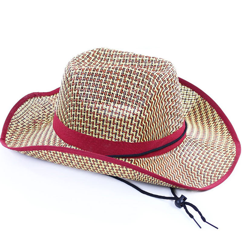 Letní kovbojský klobouk pro dospělé