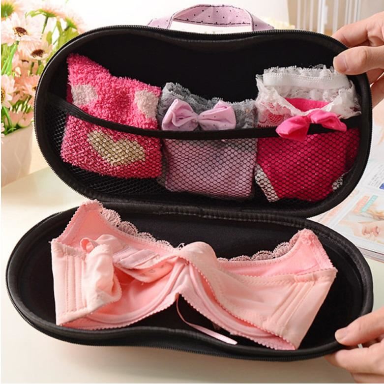 Cestovní organizér na dámské spodní prádlo - růžový