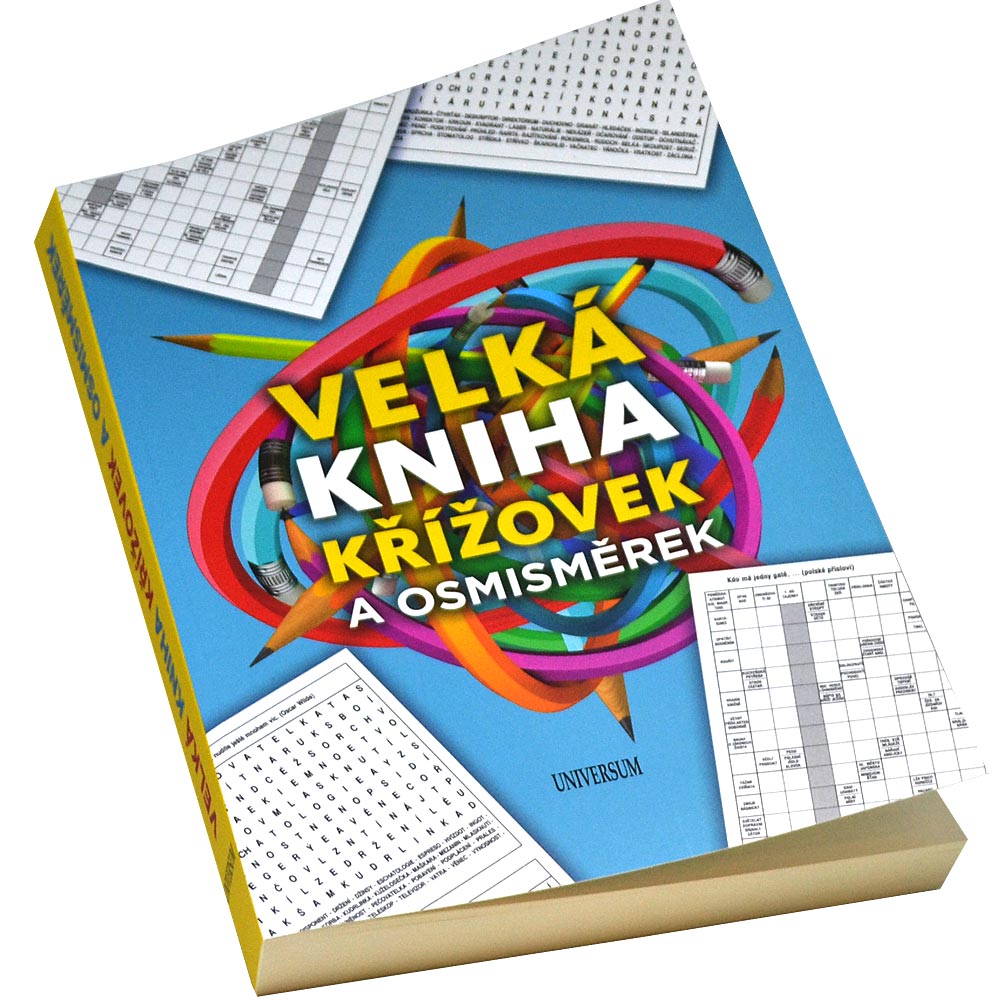 Velká kniha křížovek a osmisměrek