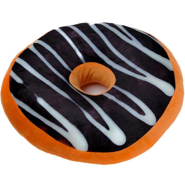 Polštářek - malý čokoládový donut