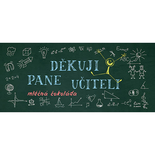 Mléčná čokoláda - Děkuji pane učiteli