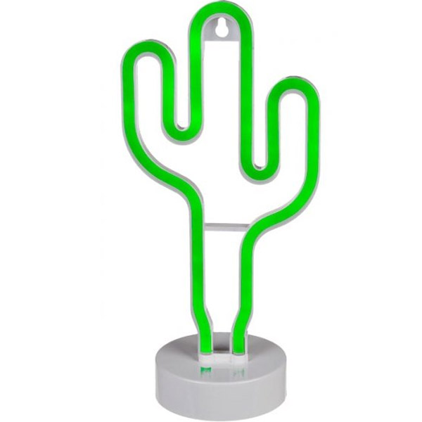 Neonová lampa - Kaktus
