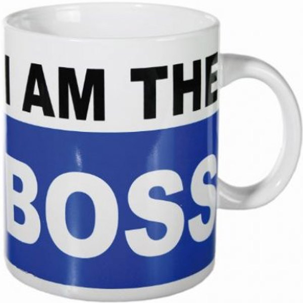 Porcelánový hrnek XL - I am the Boss