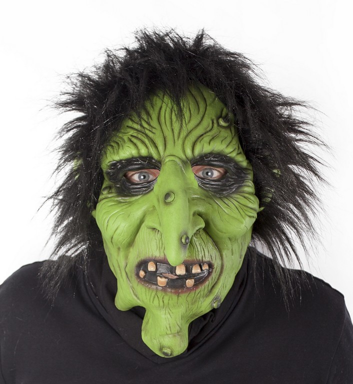 Maska zelená hnusná čarodějnice