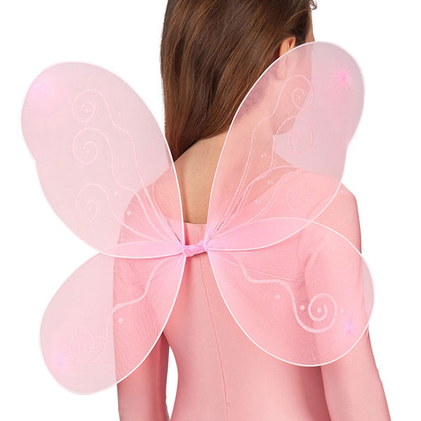 Růžová motýlí křídla - 60 x 45 cm