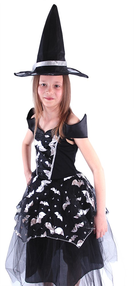 Dětský kostým - Netopýří čarodějnice 5-8 let