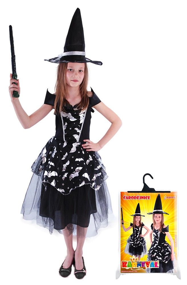 Dětský kostým - Netopýří čarodějnice 5-8 let