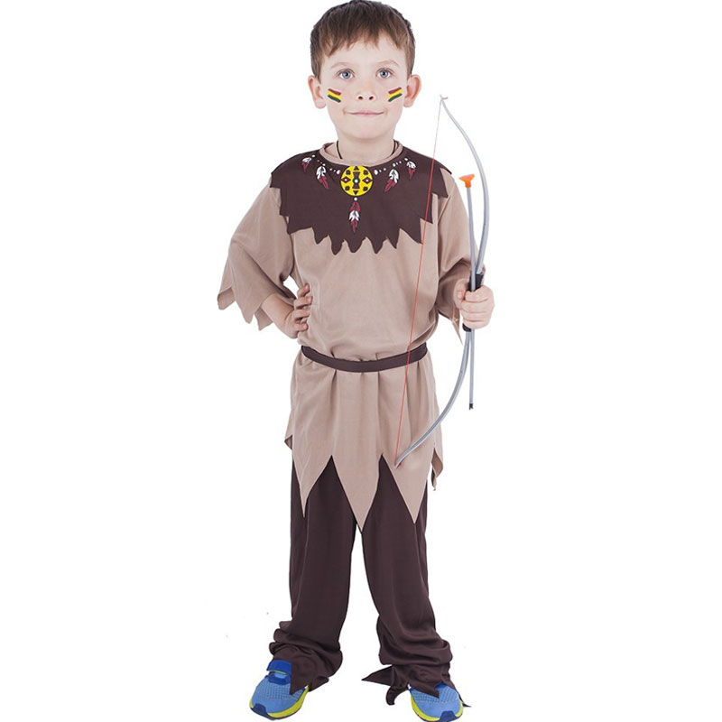 Dětský indiánský kostým s páskem 6-8 let