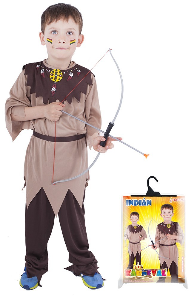 Dětský indiánský kostým s páskem 6-8 let