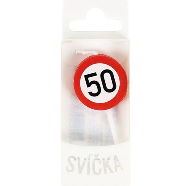 Dortová svíčka - 50