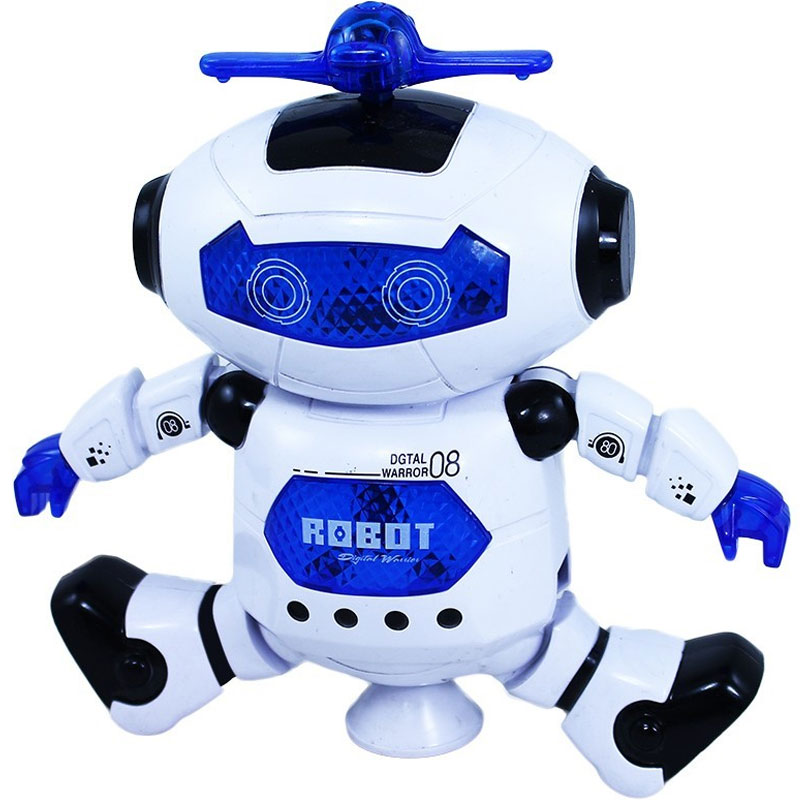 Robot BOBO tančící na baterie